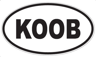 KOOB - Oval Magnet