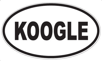 KOOGLE - Oval Magnet