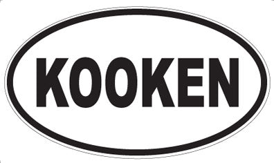 KOOKEN - Oval Magnet