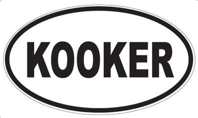 KOOKER - Oval Magnet