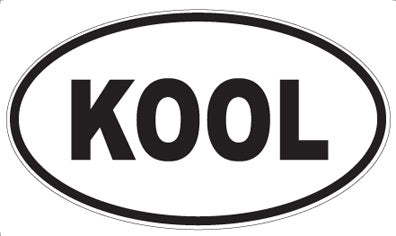 KOOL - Oval Magnet