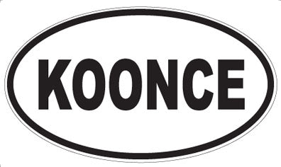 KOONCE - Oval Magnet
