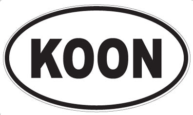 KOON - Oval Magnet