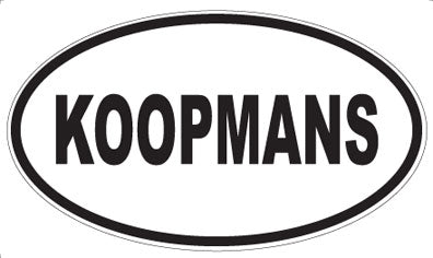 KOOPMANS - Oval Magnet