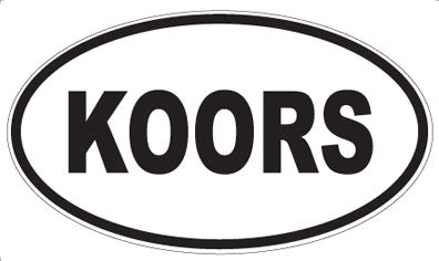 KOORS - Oval Magnet