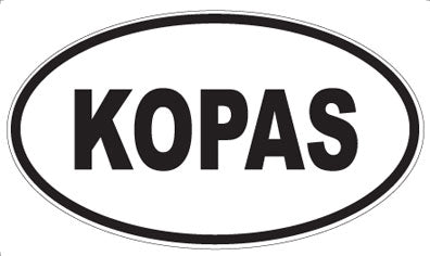 KOPAS - Oval Magnet