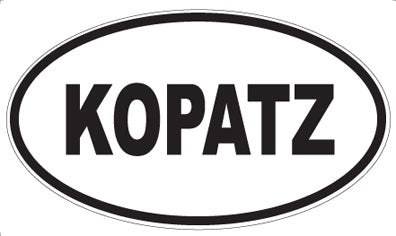 KOPATZ - Oval Magnet