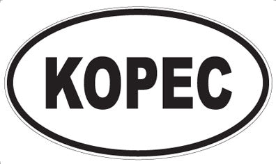 KOPEC - Oval Magnet