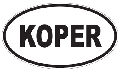 KOPER - Oval Magnet