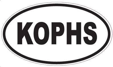 KOPHS - Oval Magnet