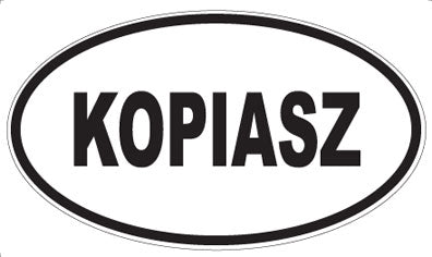 KOPIASZ - Oval Magnet