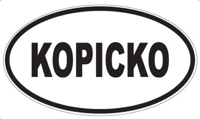 KOPICKO - Oval Magnet