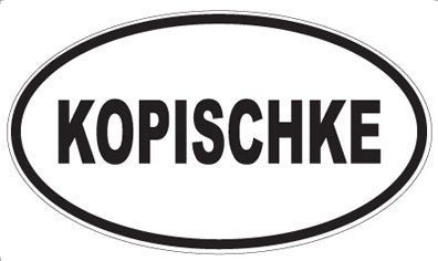 KOPISCHKE - Oval Magnet