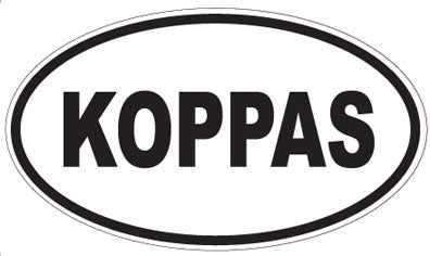 KOPPAS - Oval Sticker