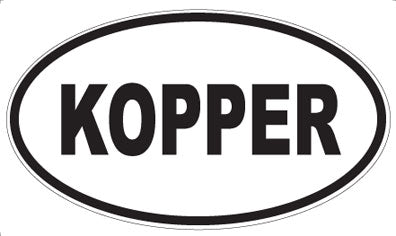 KOPPER - Oval Magnet