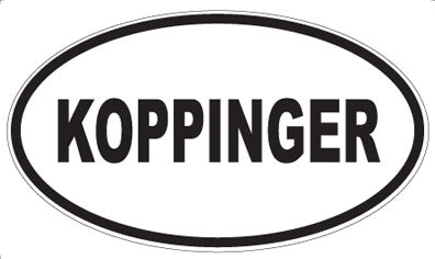 KOPPINGER - Oval Magnet