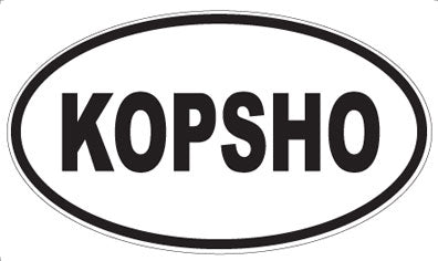KOPSHO - Oval Magnet