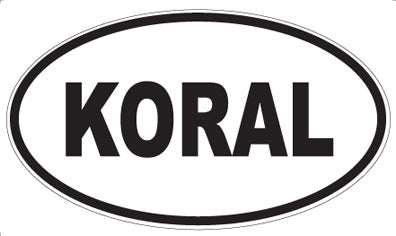 KORAL - Oval Magnet