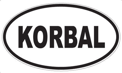 KORBAL - Oval Magnet