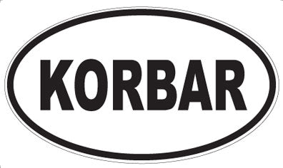 KORBAR - Oval Magnet
