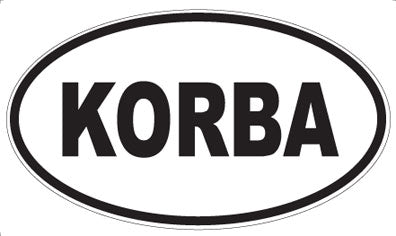 KORBA - Oval Magnet