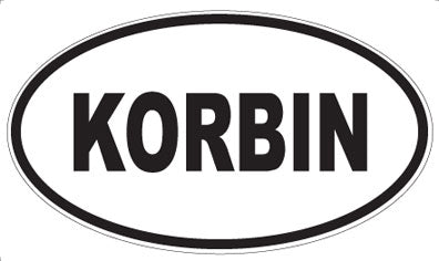 KORBIN - Oval Magnet