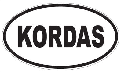 KORDAS - Oval Magnet