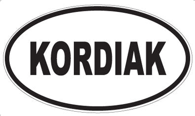 KORDIAK - Oval Magnet