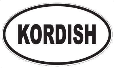 KORDISH - Oval Magnet
