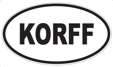 KORFF - Oval Magnet