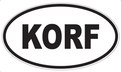 KORF - Oval Magnet
