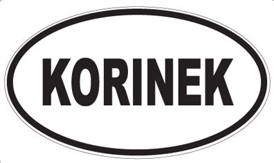 KORINEK - Oval Magnet