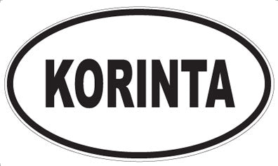 KORINTA - Oval Magnet