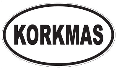 KORKMAS - Oval Magnet