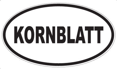 KORNBLATT - Oval Magnet