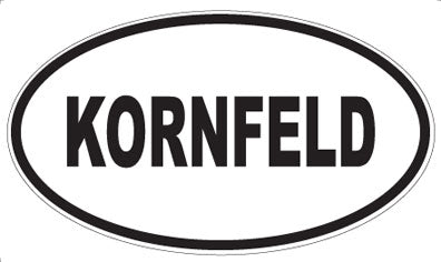 KORNFELD - Oval Sticker