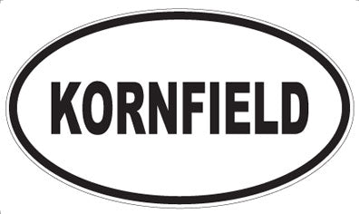 KORNFIELD - Oval Sticker