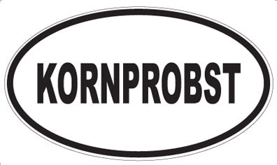 KORNPROBST - Oval Sticker