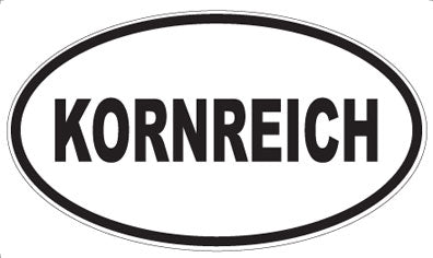 KORNREICH - Oval Sticker