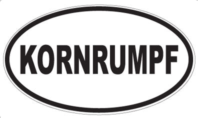 KORNRUMPF - Oval Magnet