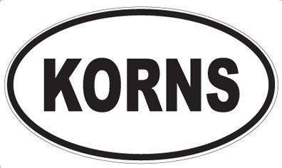 KORNS - Oval Magnet