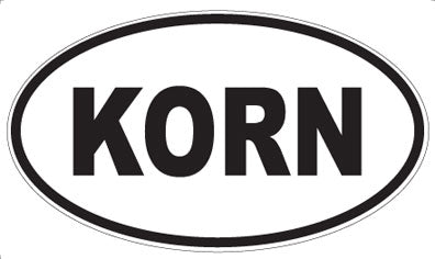 KORN - Oval Magnet