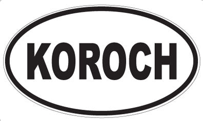 KOROCH - Oval Sticker
