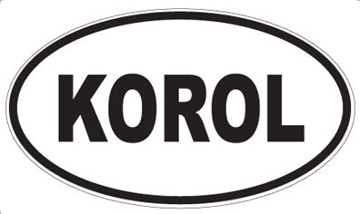 KOROL - Oval Magnet