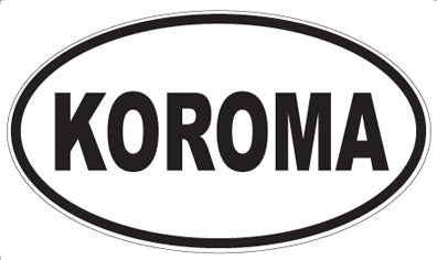 KOROMA - Oval Magnet
