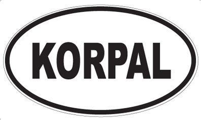 KORPAL - Oval Sticker