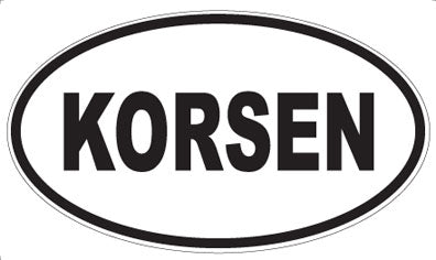 KORSEN - Oval Magnet