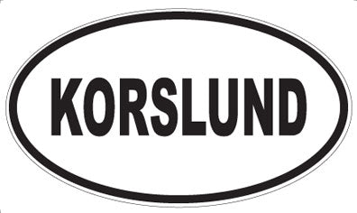 KORSLUND - Oval Magnet