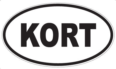 KORT - Oval Sticker