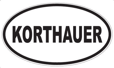 KORTHAUER - Oval Magnet